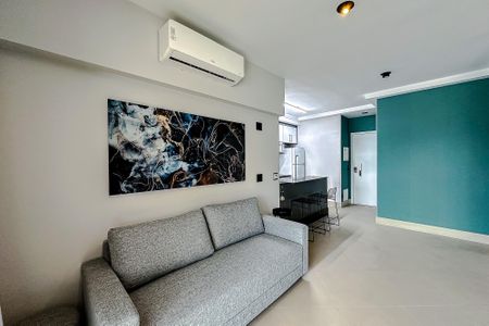 Sala de apartamento para alugar com 1 quarto, 55m² em Vila Regente Feijó, São Paulo