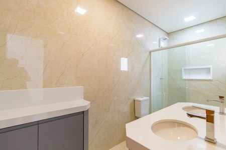 Casa de condomínio à venda com 150m², 3 quartos e 2 vagasBanheiro da Suíte 3