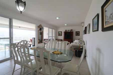 Sala de apartamento para alugar com 3 quartos, 158m² em Loteamento Joao Batista Juliao, Guarujá