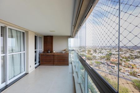Varanda da Sala de apartamento à venda com 4 quartos, 142m² em Parque dos Pomares, Campinas
