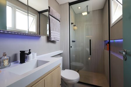 Apartamento para alugar com 69m², 2 quartos e 1 vagaBanheiro da Suíte