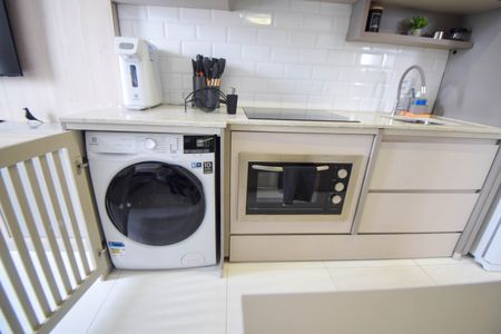 Studio para alugar com 31m², 1 quarto e sem vaga Studio para alugar com 31m², 1 quarto e sem vagaCozinha e Área de Serviço