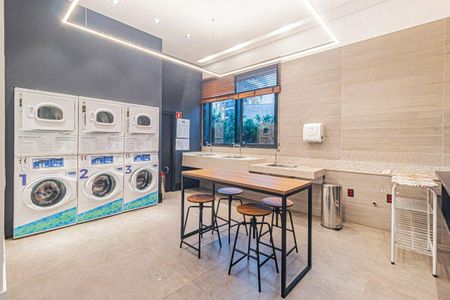 Studio para alugar com 36m², 1 quarto e 1 vagaLavanderia