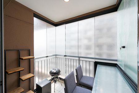 Studio para alugar com 29m², 1 quarto e sem vagaVaranda