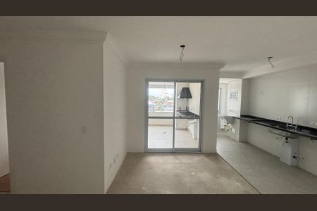 Sala  de apartamento à venda com 3 quartos, 84m² em Vila Leopoldina, Santo André