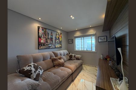 Sala de TV de casa à venda com 3 quartos, 167m² em Jardim, Santo André