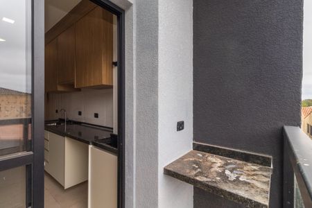 Apartamento para alugar com 44m², 2 quartos e sem vagaVaranda da Cozinha e Área de Serviço