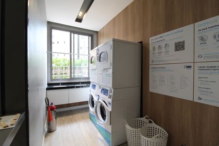 Studio à venda com 34m², 1 quarto e sem vagaÁrea Comum - Lavanderia