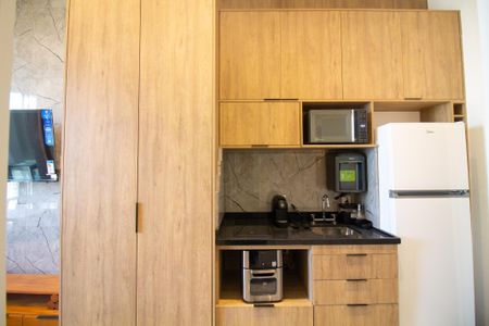 Studio para alugar com 25m², 1 quarto e sem vaga Studio para alugar com 25m², 1 quarto e sem vagaCozinha