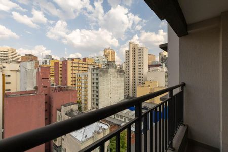 Studio para alugar com 27m², 1 quarto e sem vagaVaranda 