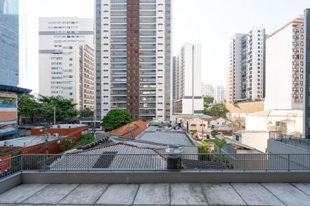 Vista da Varanda de kitnet/studio à venda com 1 quarto, 28m² em Vila Clementino, São Paulo
