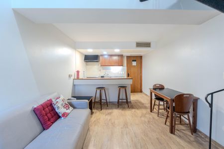 Sala de apartamento para alugar com 1 quarto, 40m² em Bela Vista, São Paulo