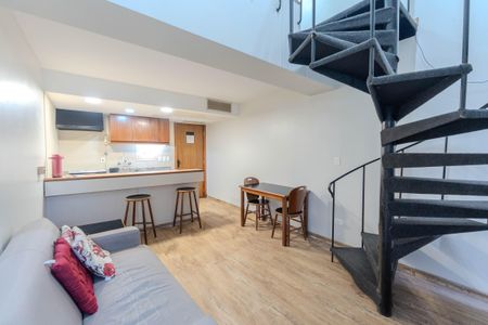 Sala de apartamento para alugar com 1 quarto, 40m² em Bela Vista, São Paulo