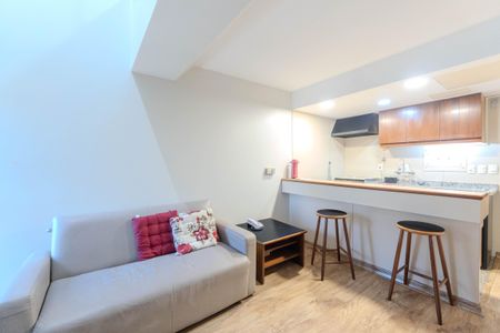 Sala de apartamento para alugar com 1 quarto, 40m² em Bela Vista, São Paulo