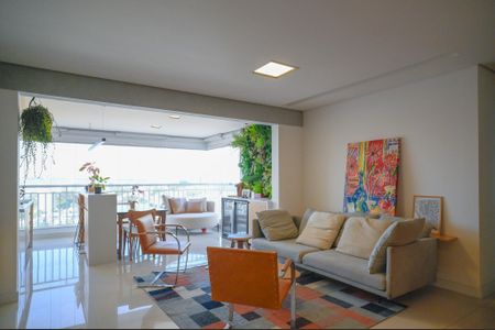 Sala de apartamento à venda com 2 quartos, 96m² em Vila Brasilio Machado, São Paulo