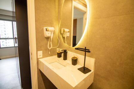 Studio para alugar com 24m², 1 quarto e sem vaga Studio para alugar com 24m², 1 quarto e sem vagaBanheiro