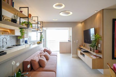 Sala de apartamento à venda com 3 quartos, 82m² em Fundação, São Caetano do Sul