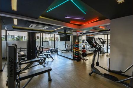 Studio para alugar com 45m², 1 quarto e 1 vaga Studio para alugar com 45m², 1 quarto e 1 vagaÁrea comum - Academia