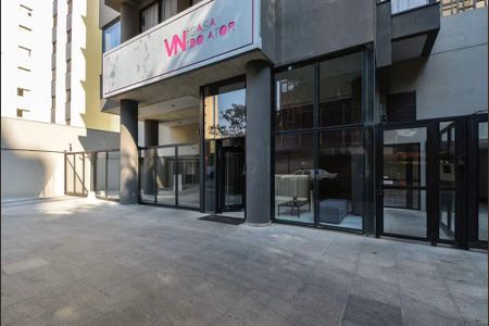 Studio para alugar com 45m², 1 quarto e 1 vaga Studio para alugar com 45m², 1 quarto e 1 vagaFachada