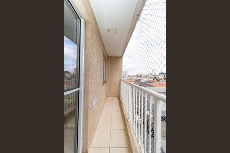 Varanda da Sala de apartamento para alugar com 1 quarto, 29m² em Parque Vitoria, São Paulo