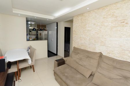 Sala de apartamento à venda com 2 quartos, 53m² em Santa Maria, Contagem