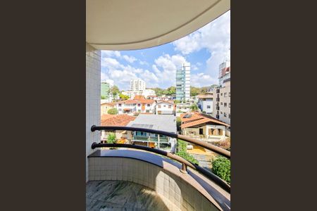 Varanda da Sala de apartamento à venda com 4 quartos, 280m² em São José, Belo Horizonte