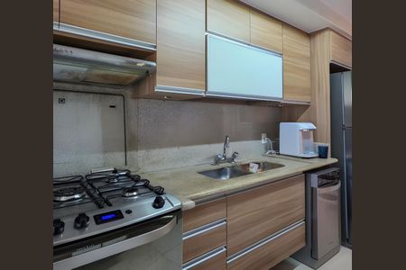 Cozinha de apartamento à venda com 3 quartos, 128m² em Cidade São Francisco, São Paulo