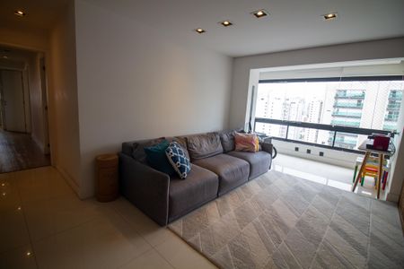 Sala de apartamento à venda com 3 quartos, 116m² em Brooklin, São Paulo