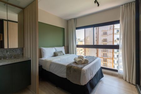 Studio de kitnet/studio para alugar com 1 quarto, 20m² em Indianópolis, São Paulo