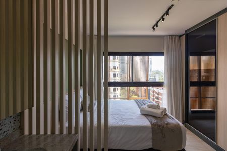 Studio de kitnet/studio para alugar com 1 quarto, 20m² em Indianópolis, São Paulo