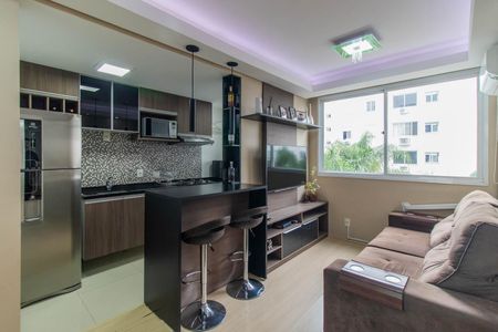 Sala de apartamento à venda com 2 quartos, 47m² em Cristal, Porto Alegre