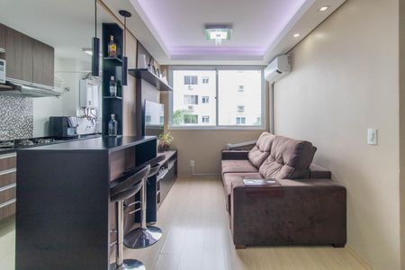 Sala de apartamento à venda com 2 quartos, 47m² em Cristal, Porto Alegre