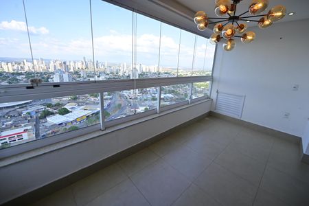 Varanda da Sala de apartamento para alugar com 2 quartos, 66m² em Setor Pedro Ludovico, Goiânia