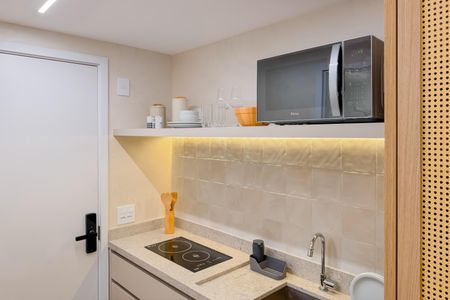 Studio para alugar com 19m², 1 quarto e sem vaga Studio para alugar com 19m², 1 quarto e sem vagaCozinha