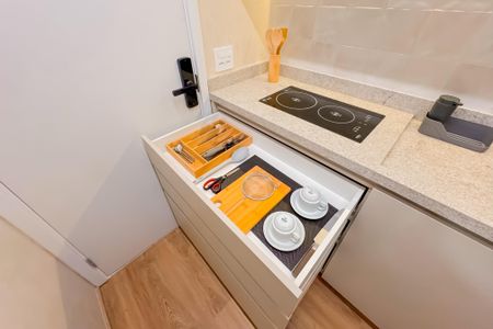 Studio para alugar com 19m², 1 quarto e sem vaga Studio para alugar com 19m², 1 quarto e sem vagaCozinha