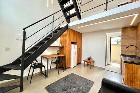 Sala de apartamento para alugar com 1 quarto, 50m² em Mirandópolis, São Paulo