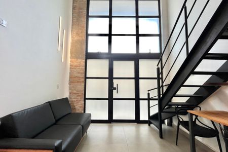 Sala de apartamento para alugar com 1 quarto, 50m² em Mirandópolis, São Paulo