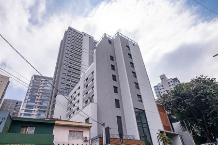 Studio para alugar com 28m², 1 quarto e sem vaga Studio para alugar com 28m², 1 quarto e sem vagaFachada