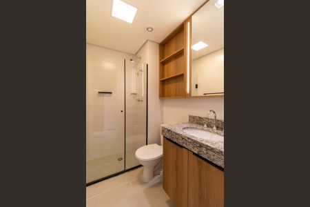 Banheiro Social de apartamento à venda com 1 quarto, 24m² em Perdizes, São Paulo