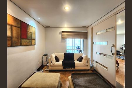 Sala de TV de apartamento à venda com 3 quartos, 195m² em Indianópolis, São Paulo