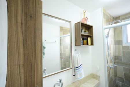 Apartamento à venda com 68m², 3 quartos e 2 vagasBanheiro da Suíte