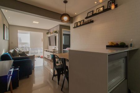 Sala de apartamento para alugar com 2 quartos, 50m² em Vila Guarani, Mauá