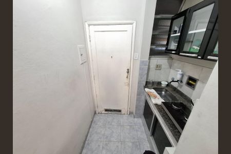 Cozinha de apartamento à venda com 1 quarto, 28m² em Centro, Rio de Janeiro