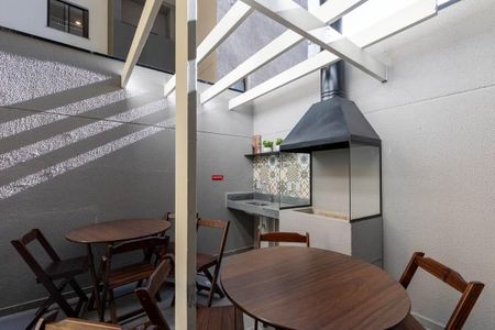 Studio para alugar com 35m², 1 quarto e sem vaga Studio para alugar com 35m², 1 quarto e sem vagaÁrea comum - Churrasqueira