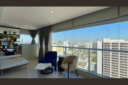 Apartamento para alugar com 90m², 1 quarto e 2 vagas Apartamento para alugar com 90m², 1 quarto e 2 vagasVaranda da Sala de Jantar