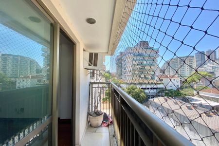 Varanda da Sala de apartamento à venda com 3 quartos, 110m² em Botafogo, Rio de Janeiro