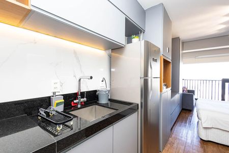 Studio à venda com 26m², 1 quarto e sem vagaCozinha