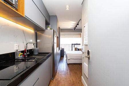 Studio à venda com 26m², 1 quarto e sem vagaCozinha