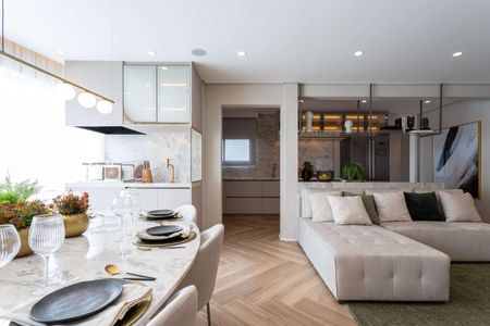 Sala de apartamento à venda com 3 quartos, 136m² em Água Branca, São Paulo