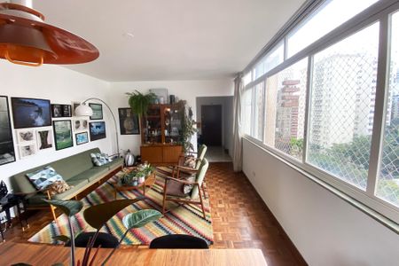 Sala 1 de apartamento à venda com 3 quartos, 140m² em Cerqueira César, São Paulo